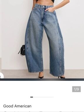 Good American Extreme Barrel Jeans NWT Size 10